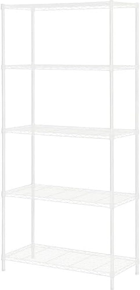 Amazon｜ニトリ(NITORI) スチールラック CUSTOM 4段 ホワイト 幅